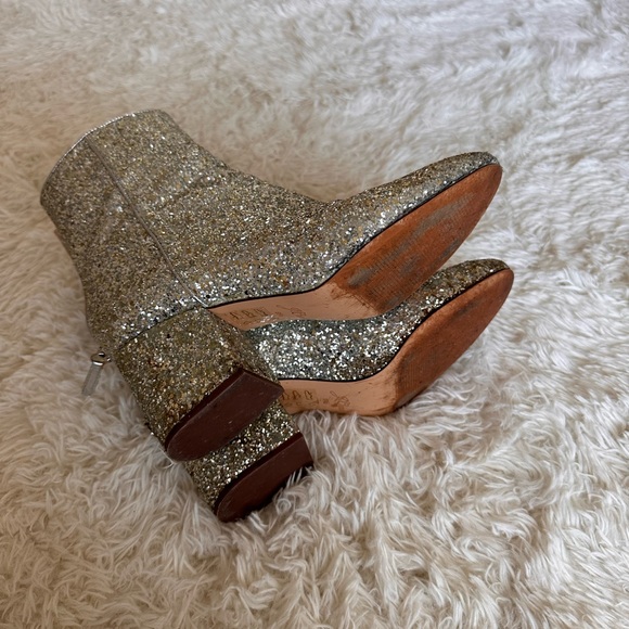 J. Crew Sadie Ankle Boots Glitter - Picture 2 of 6